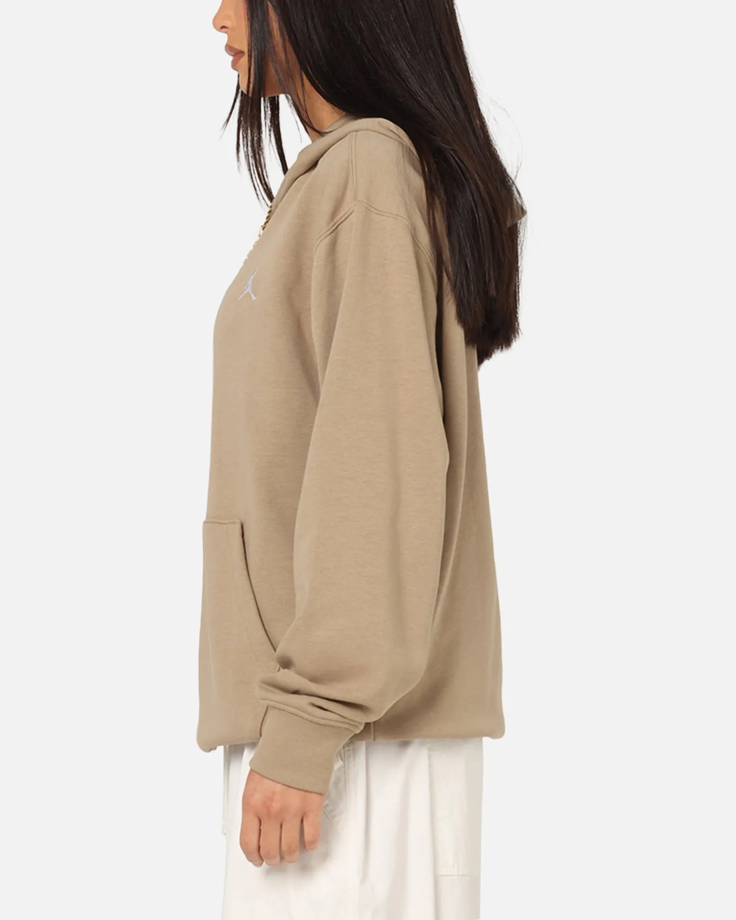 university look Jordan Brooklyn Fleece Pullover Hoodie Desert Camo/White