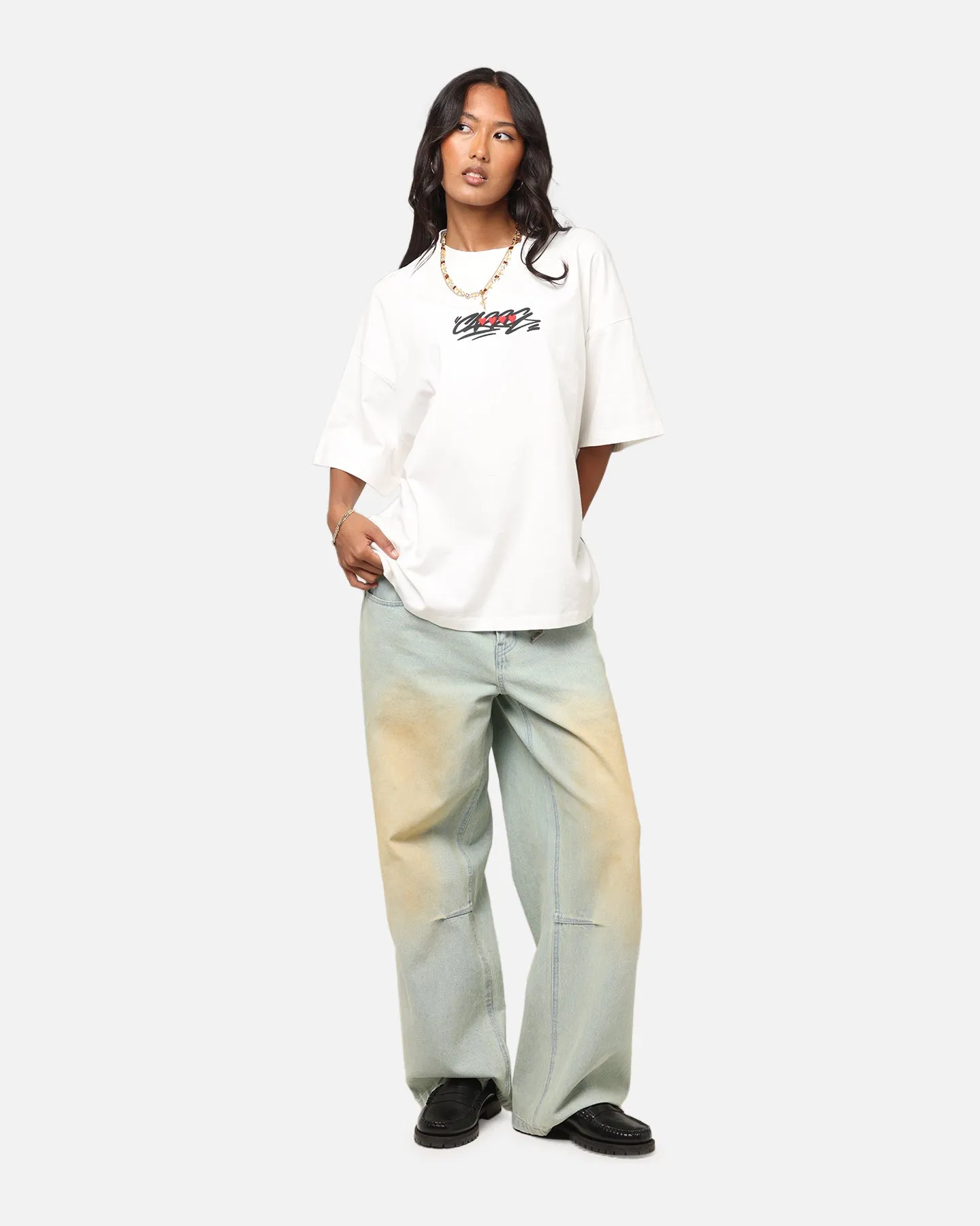 Versatile Layering Carre Romance T-Shirt Off White