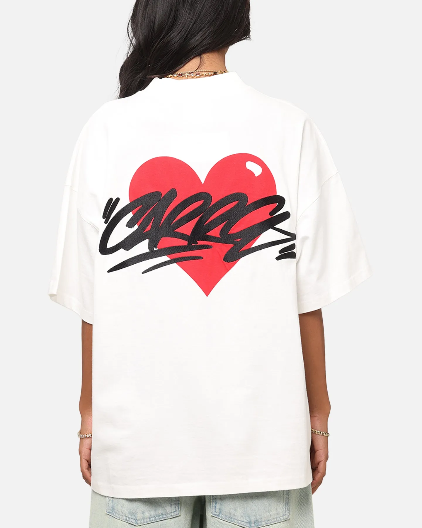 Carre Romance T-Shirt Off White Slim Fit Design High Durability Weave
