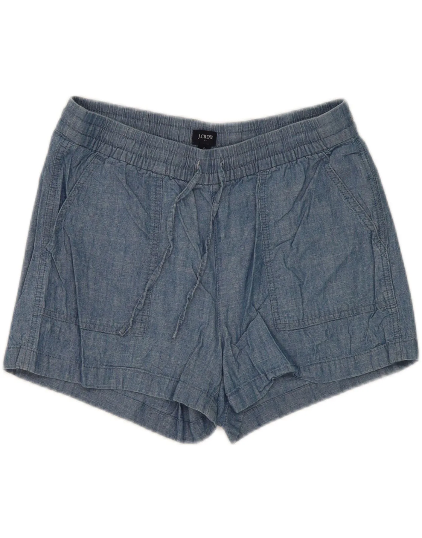 J. CREW Womens Chino Shorts Small W27 Blue Cotton Casual Shorts