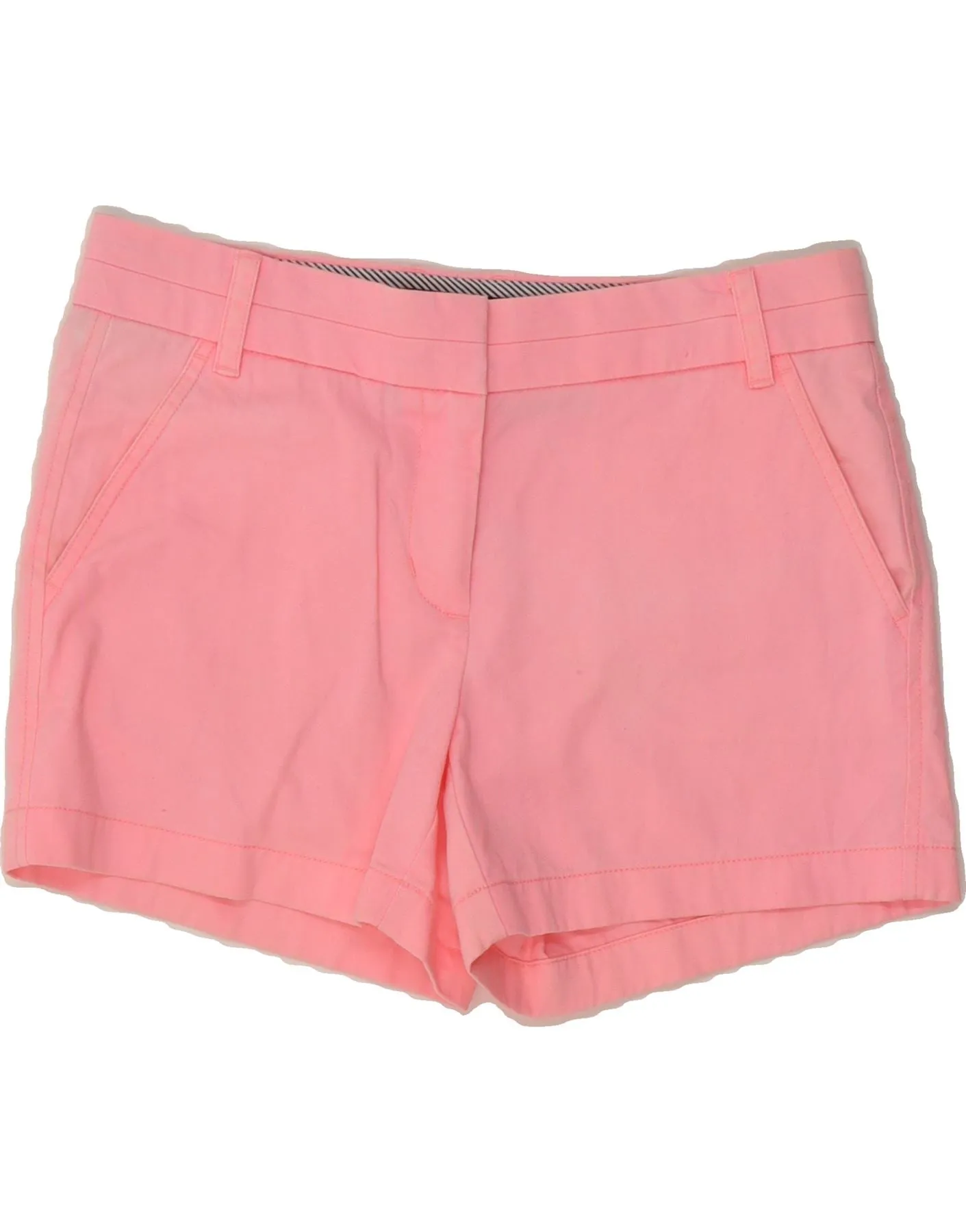 Versatile Look J. CREW Womens Chino Shorts US 4 Small W26 Pink Cotton