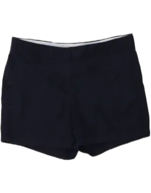 J. CREW Womens Broken In Chino Shorts US 14 XL W36 Navy Blue Cotton Functional Stretch Tagless Labeling