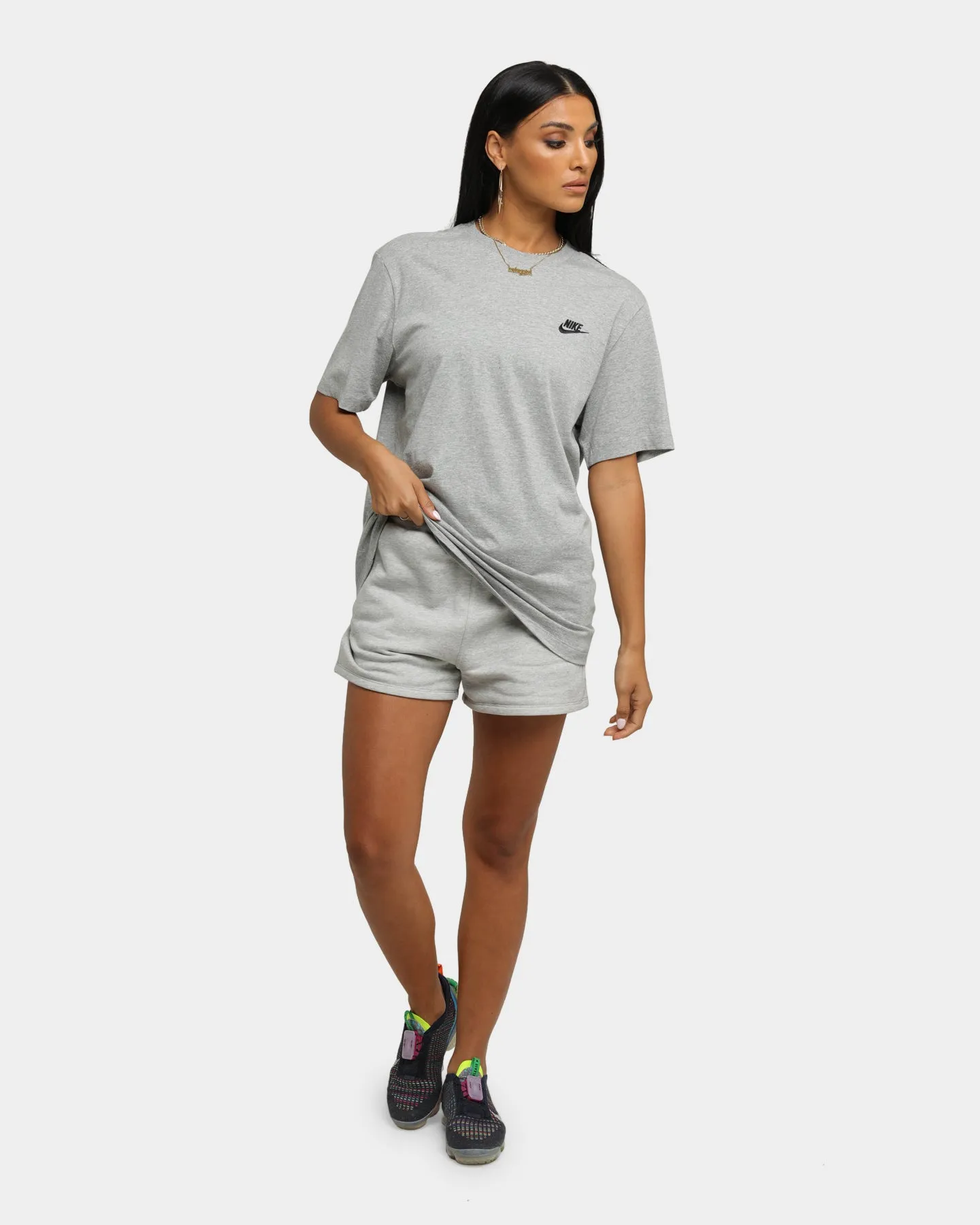 Nike Nike Sportswear Club T-Shirt Dark Grey Heather Comfortable and Chic Relax Comfort Style
