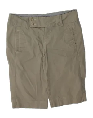 Dynamic Performance Camping Gear EDDIE BAUER Womens Vashon Fit Bermuda Shorts US 8 Medium W32  Beige Cotton