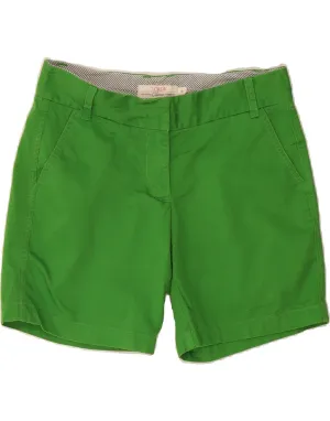 dress shorts J. CREW Womens Chino Shorts US 6 Medium W32  Green Cotton