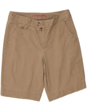Non Irritating Tagless DOCKERS Womens Chino Shorts US 12 Large W32  Khaki Cotton