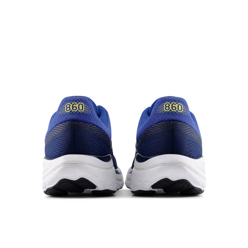 Fresh Foam X 860v14 - Galaxy Blue with NB Navy and Winter Grass - Men's Comfortable Foot Stretch