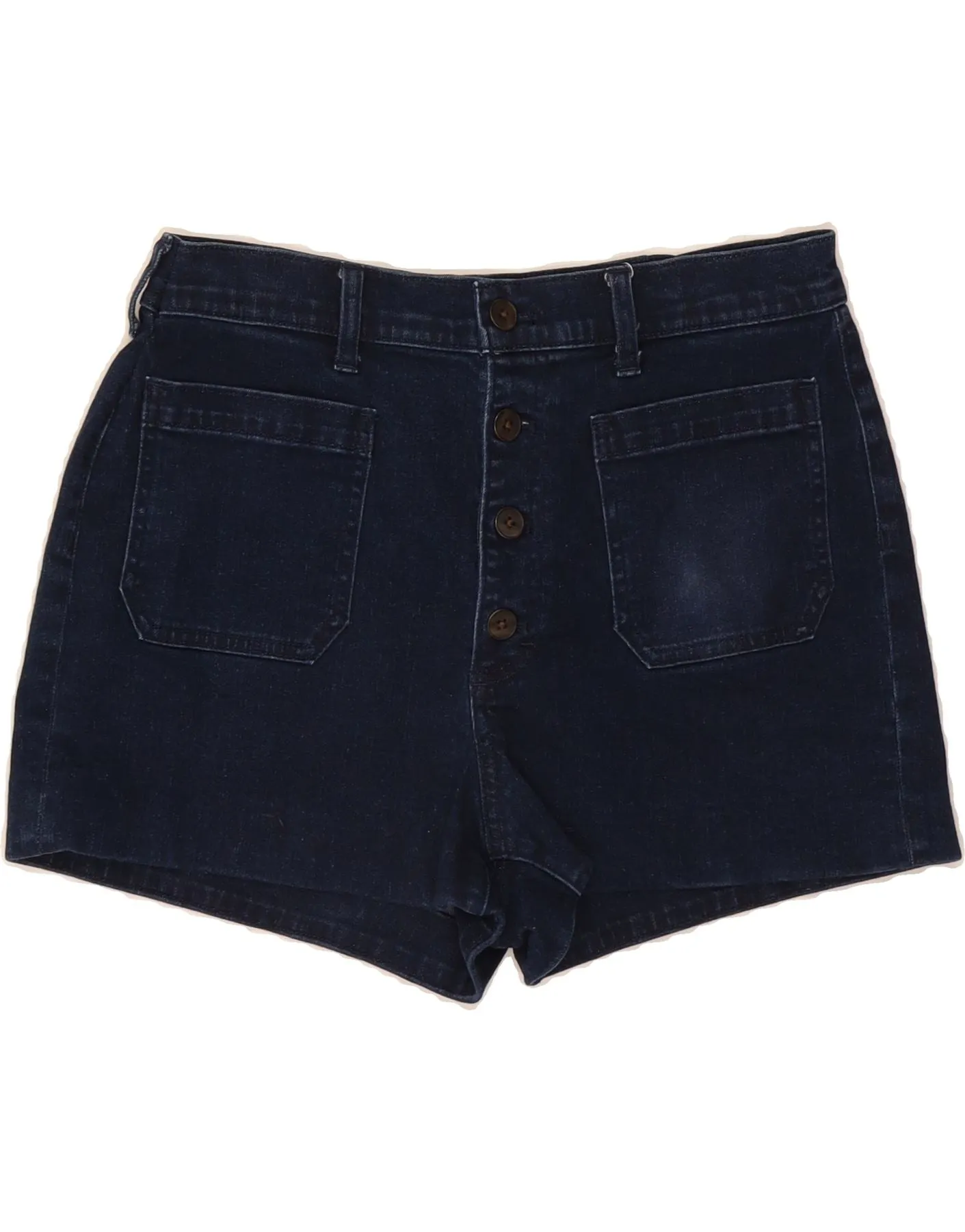 J. CREW Womens Denim Shorts W31 Medium Navy Blue Cotton HypoallergenicLining spring shorts