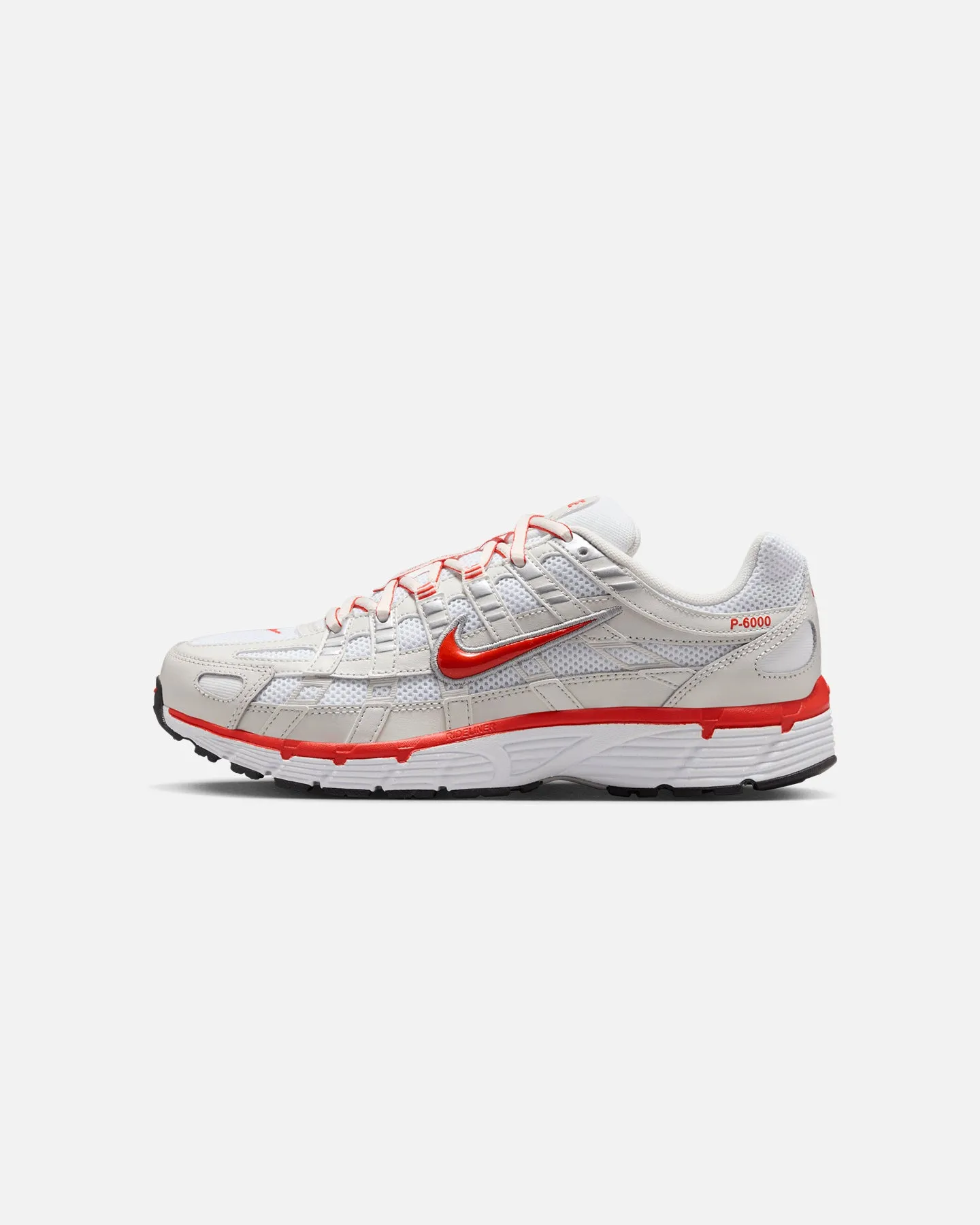 Nike Women's P-6000 White/Picante Red Slip Resistant Outdoor Explorers