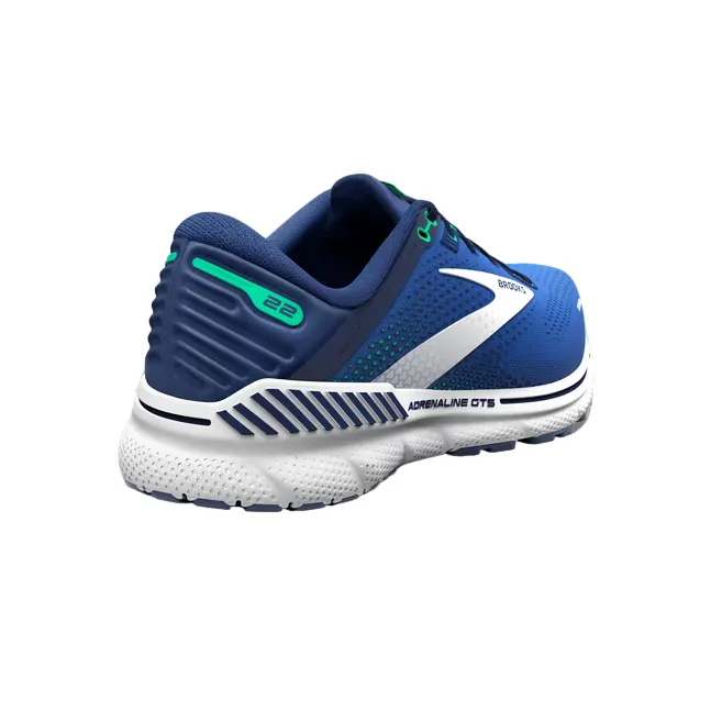 wide - fit Brooks Adrenaline GTS 22 | Scarpa Running Supporto | Blu-Verde