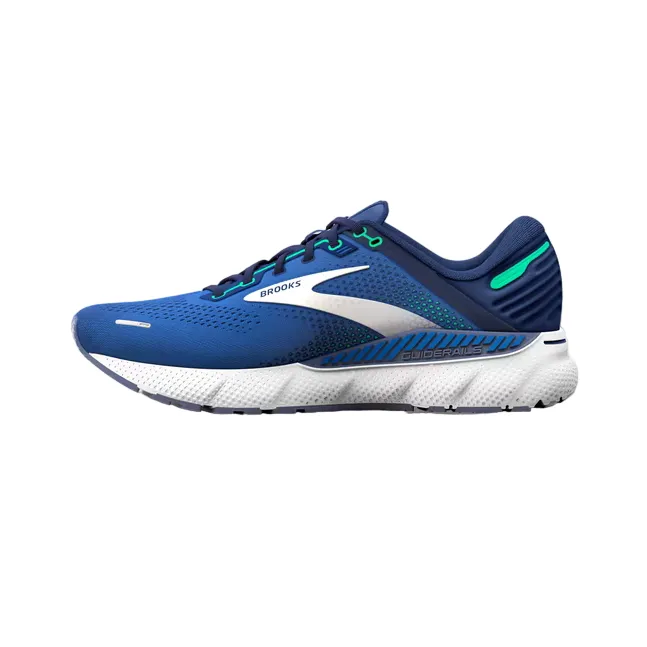 Brooks Adrenaline GTS 22 | Scarpa Running Supporto | Blu-Verde Arch Focus