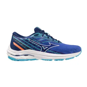 Mizuno scarpa da corsa da donna Wave Equate 7 J1GD234872 blu-bianco heat - resistant - design shoes Micro Groove Flex Zones