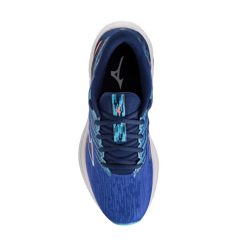 Mizuno scarpa da corsa da donna Wave Equate 7 J1GD234872 blu-bianco Breathable 3D Knit