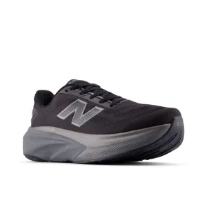 Fresh Foam X More v6 - Black with Castlerock and Black Metallic - Men's Impact Absorption Padding