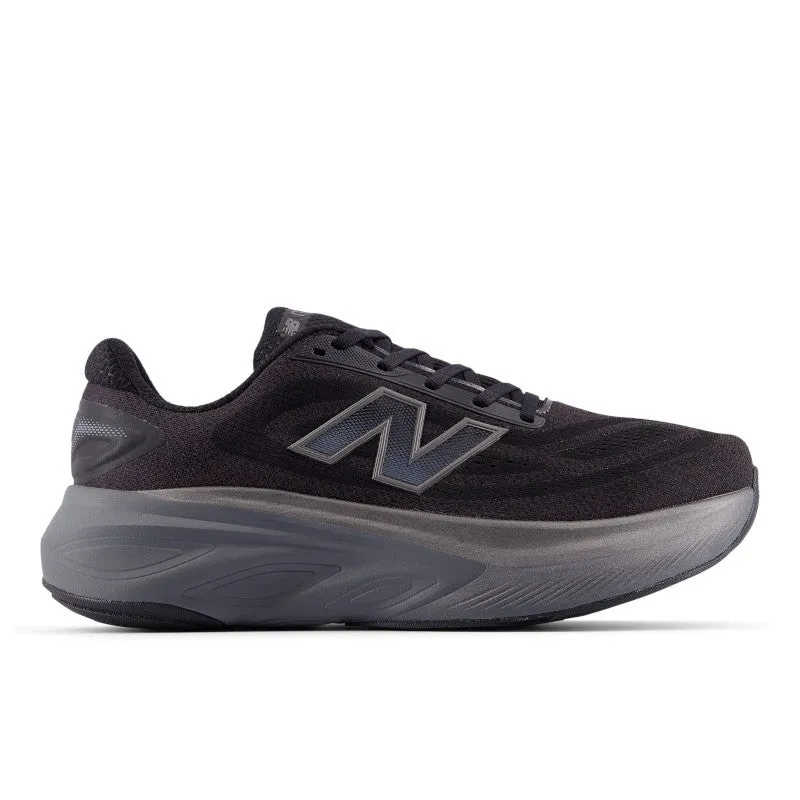 bmx shoes Comfort-focused Fresh Foam X More v6 - Black with Castlerock and Black Metallic - Men's