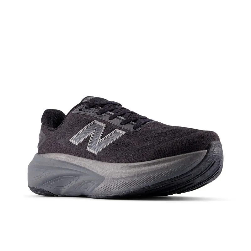 Fresh Foam X More v6 - Black with Castlerock and Black Metallic - Men's Impact Absorption Padding